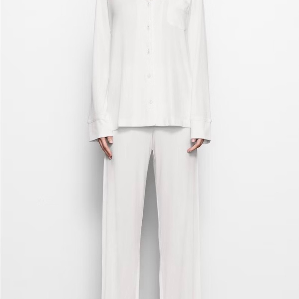 SKIMS White Pajama Set